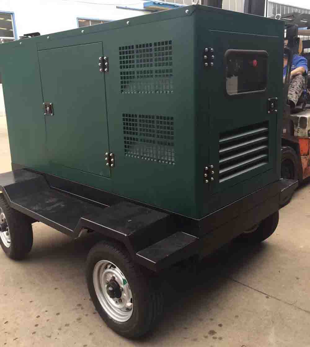 移動(dòng)拖車型柴油發(fā)電機(jī)組